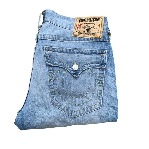 Vintage True Religion Jeans Size 36 RICKY Blue - Picture 4 of 7